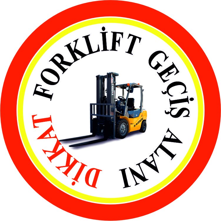 Forklift yolu uyarı yansıtma ile mesajınızı görünür kılın | LY-091 1 Dikkat forklift geçiş alanı uyarı tasarımı - LY-091
