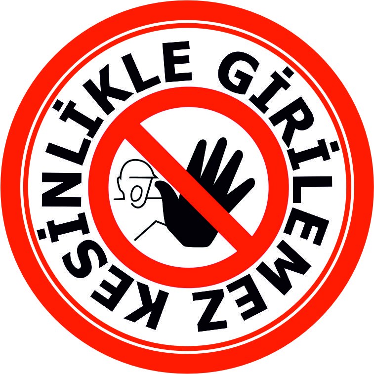 Girilmez uyarısı yansıtma ile mesajınızı görünür kılın | LY-093 1 Kesinlikle girilmez uyarı tasarımı - LY-093