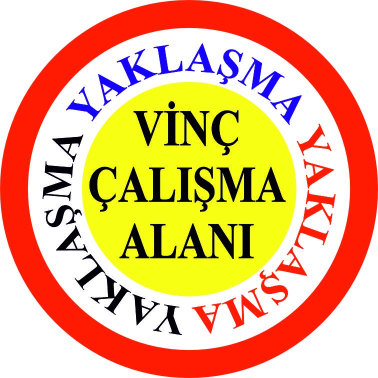 Vinç uyarı yansıtma ile mesajınızı görünür kılın | LY-100 1 Yaklaşma vinç çalışma alanı uyarı tasarımı - LY-100