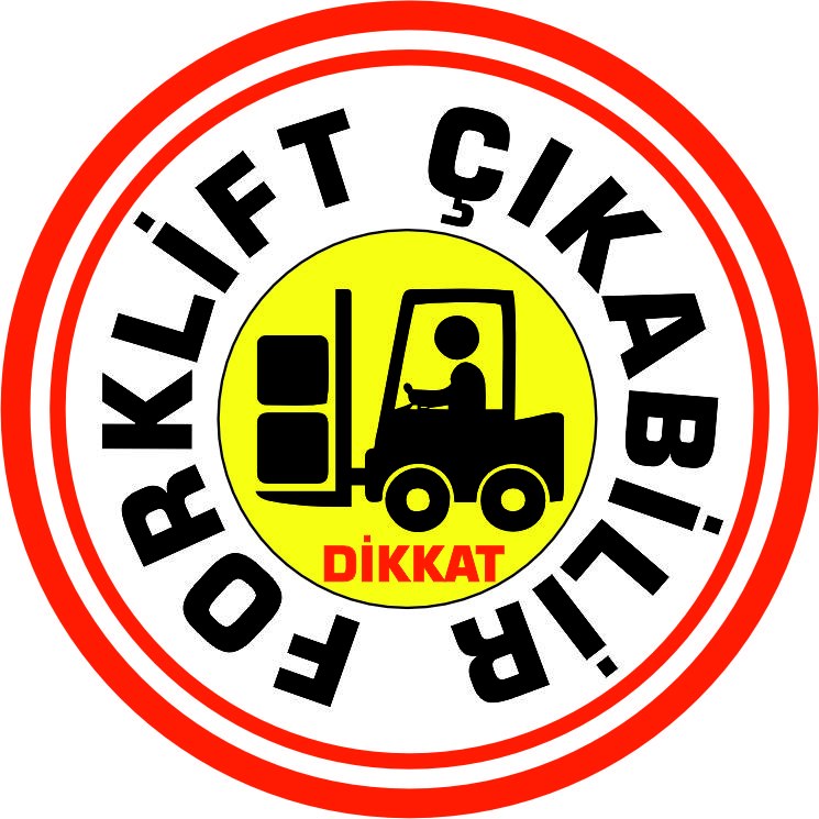 Forklift çıkabilir uyarısı yansıtma ile mesajınızı görünür kılın | LY-105 1 Dikkat forklift çıkabilir sarı kırmızı çerçevli siyah renk uyarı tasarımı - LY-105