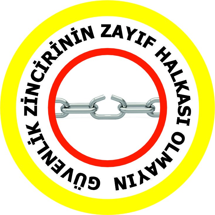Iş güvenliği mesajı yansıtma ile mesajınızı görünür kılın | LY-108 1 Güvenlik zincirinin zayıf halkası olmayın uyarı tasarımı - LY-108