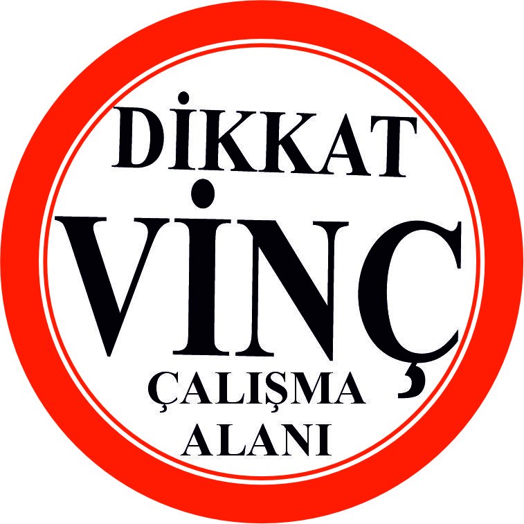 Vinç uyarı yansıtma ile mesajınızı görünür kılın | LY-110 1 Dikkat vinç çalışma alanı kırmızı uyarı tasarımı - LY-110