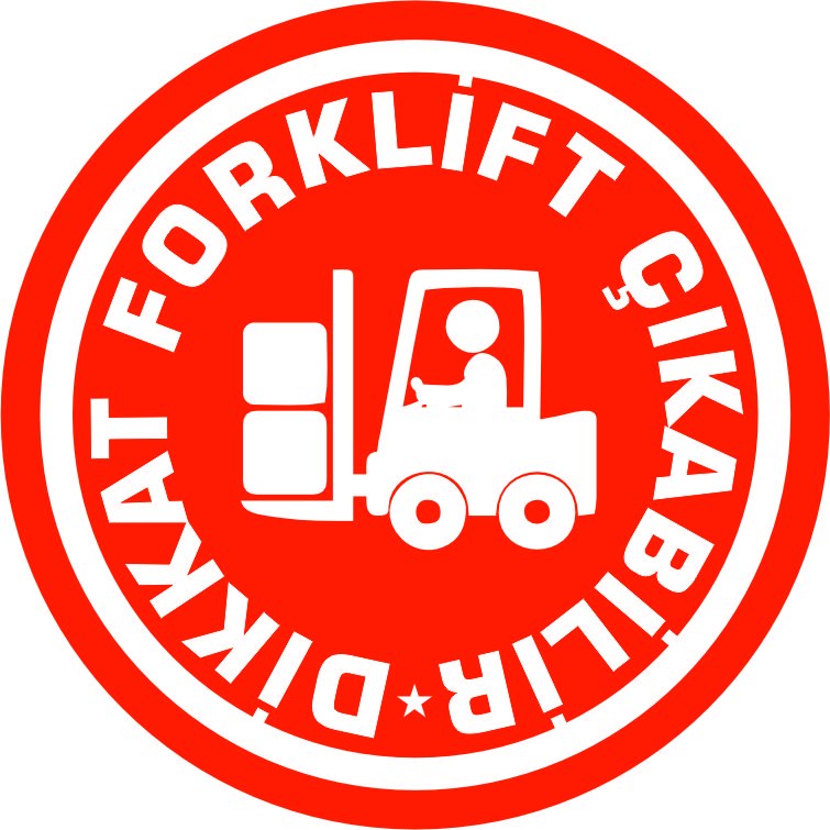 Forklift çıkabilir uyarısı yansıtma ile mesajınızı görünür kılın | LY-115 1 Dikkat forklift çıkabilir kırmızı beyaz uyarı tasarımı - LY-115