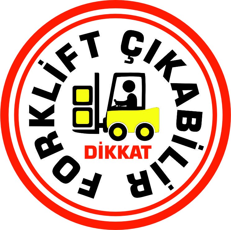 Forklift çıkabilir uyarısı yansıtma ile mesajınızı görünür kılın | LY-125 1 Dikkat forklift çıkabilir sarı kırmızı siyah renk uyarı tasarımı - LY-125