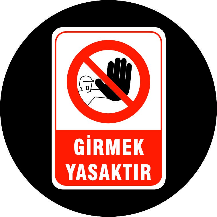 Girilmez uyarısı yansıtma ile mesajınızı görünür kılın | LY-131 1 Girmek yasaktır uyarı tasarımı - LY-131