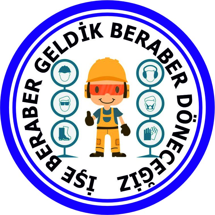 Iş güvenliği mesajı yansıtma ile mesajınızı görünür kılın | LY-135 1 İşe beraber geldik beraber gideceğiz uyarı tasarımı - LY-135