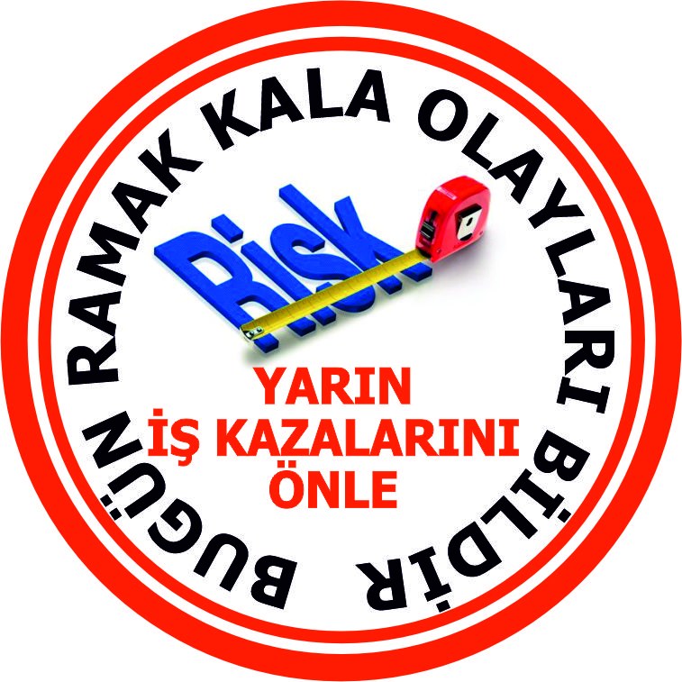 Ramak kala uyarısı yansıtma ile mesajınızı görünür kılın | LY-137 1 Bugün ramak kala olayları bildir yarın iş kazalarını önle uyarı tasarımı - LY-137