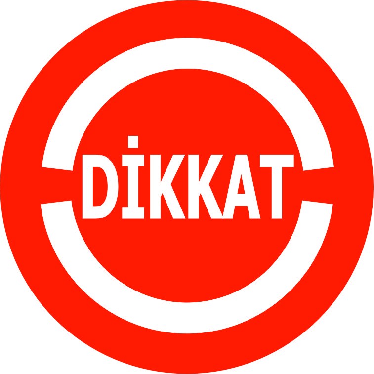 Uyarı ışığı yansıtma ile mesajınızı görünür kılın | LY-158 1 Dikkat uyarı logosu uyarı tasarımı - LY-158