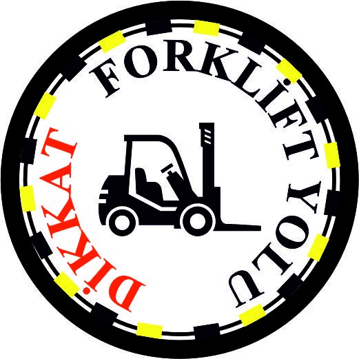 Forklift yolu uyarı yansıtma ile mesajınızı görünür kılın | LY-167 1 Dikkat forklift yolu çizgili uyarı tasarımı - LY-167