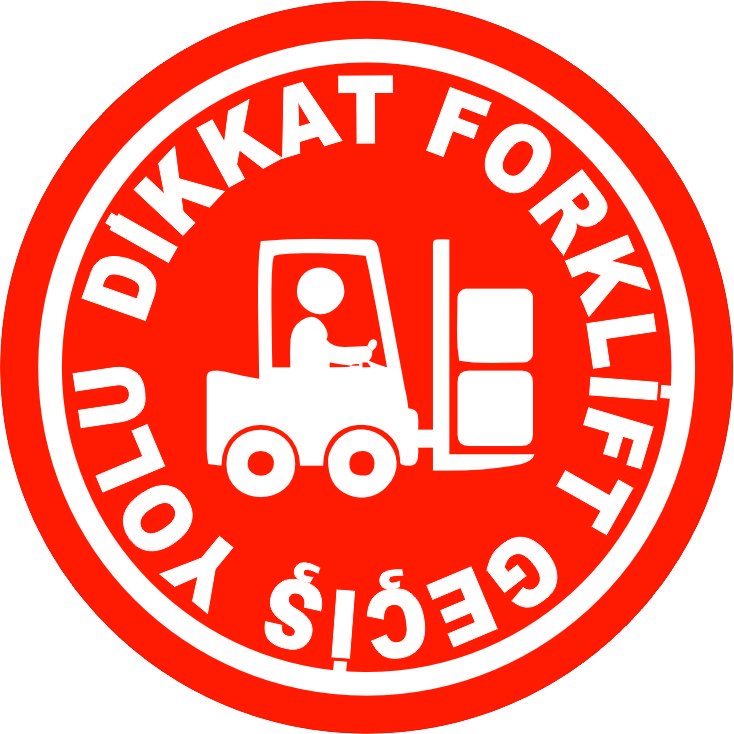 Forklift yolu uyarı yansıtma ile mesajınızı görünür kılın | LY-168 1 Dikkat forklift geçiş yolu uyarı tasarımı - LY-168
