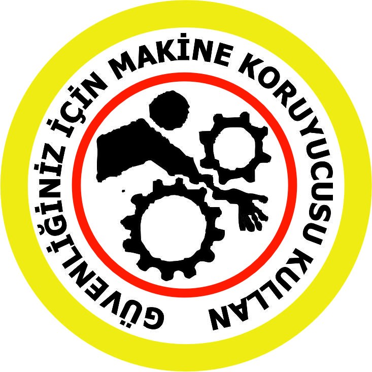 Makine uyarısı yansıtma ile mesajınızı görünür kılın | LY-170 1 Güvenliğiniz için makine koruyucusunu kullan uyarı tasarımı - LY-170