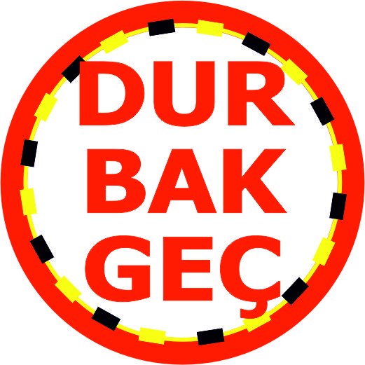 Dur bak geç yansıtma ile mesajınızı görünür kılın | LY-181 1 Dur bak geç kırmızı uyarı tasarımı - LY-181