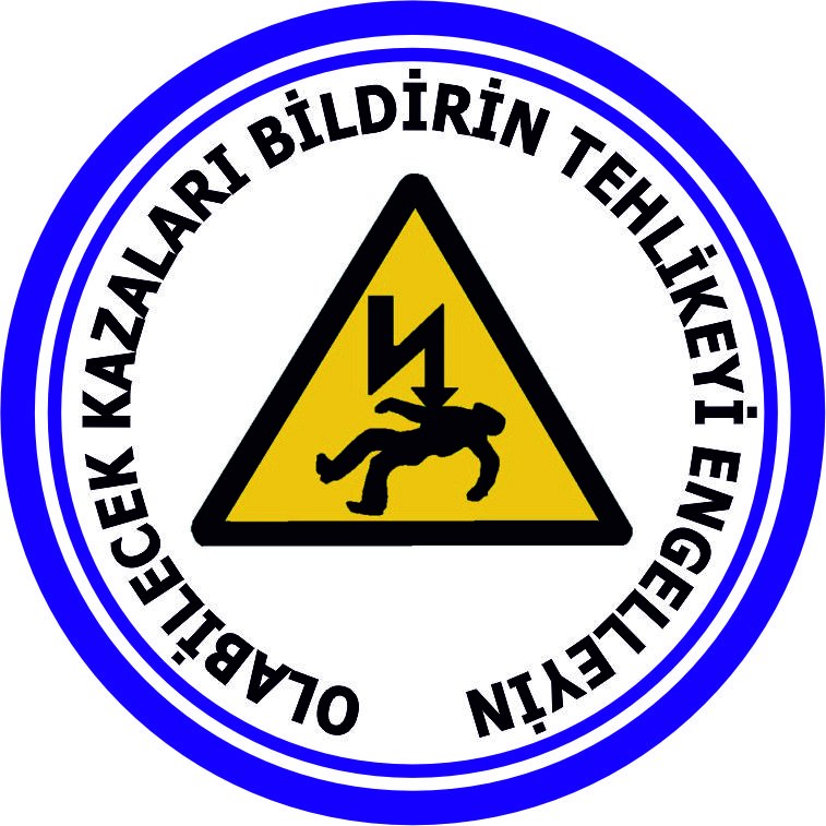 Ramak kala uyarısı yansıtma ile mesajınızı görünür kılın | LY-196 1 Mavi renkli olabilecek kazaları bildirin tehlikeleri engelleyin uyarı tasarımı - LY-196