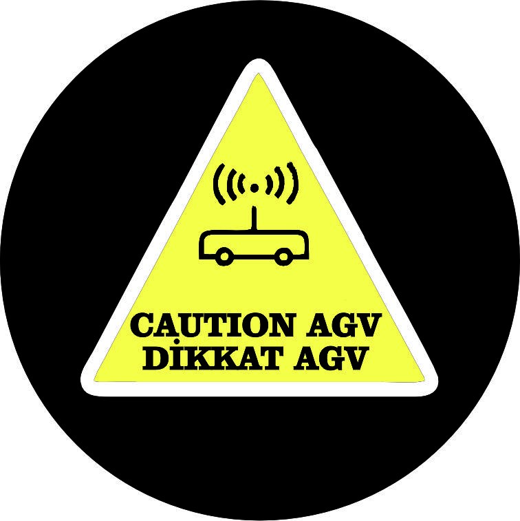 Agv uyarı yansıtma ile mesajınızı görünür kılın | LY-197 1 Caution agv dikkat agv uyarı tasarımı - LY-197