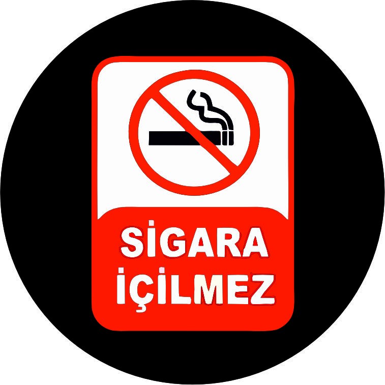 Sigara içilmez yansıtma ile mesajınızı görünür kılın | LY-198 1 Sigara içilmez uyarı tasarımı - LY-198