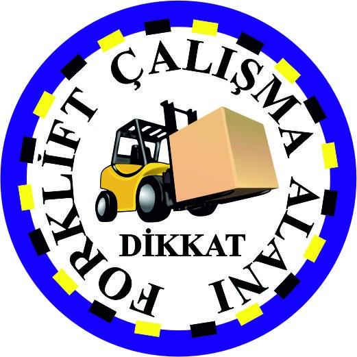 Forklift çalışma alanı yansıtma ile mesajınızı görünür kılın | LY-199 1 Dikkat forklift çalışma alanı mavi gobo uyarı tasarımı - LY-199