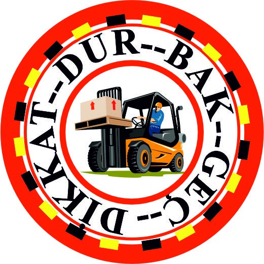 Dur bak geç yansıtma ile mesajınızı görünür kılın | LY-216 1 Dikkat beyaz zeminli dur bak geç uyarı tasarımı - LY-216