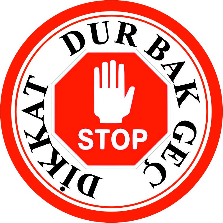 Dur bak geç yansıtma ile mesajınızı görünür kılın | LY-217 1 Dikkat dur bak geç stop uyarı tasarımı - LY-217