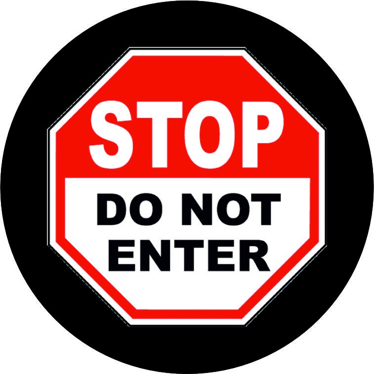 Girilmez uyarısı yansıtma ile mesajınızı görünür kılın | LY-231 1 Stop do not enter uyarı tasarımı - LY-231