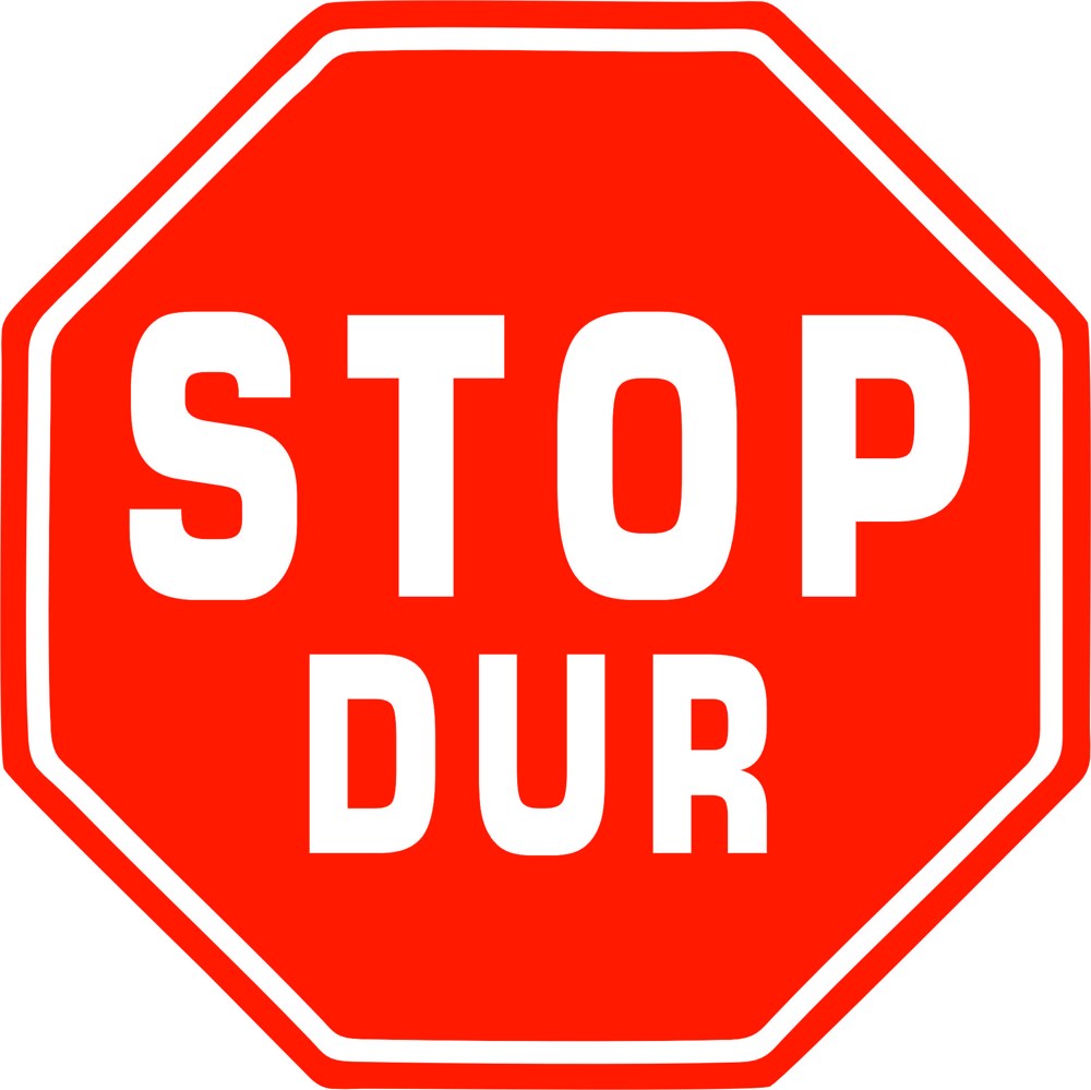 Dur uyarısı yansıtma ile mesajınızı görünür kılın | LY-237 1 Stop dur uyarı tasarımı - LY-237