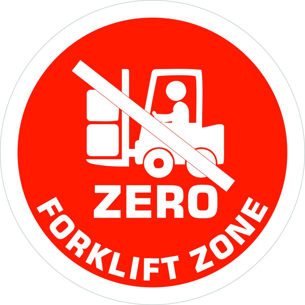 Forklift giremez yansıtma ile mesajınızı görünür kılın | LY-246 1 Zero forklift zone uyarı tasarımı - LY-246