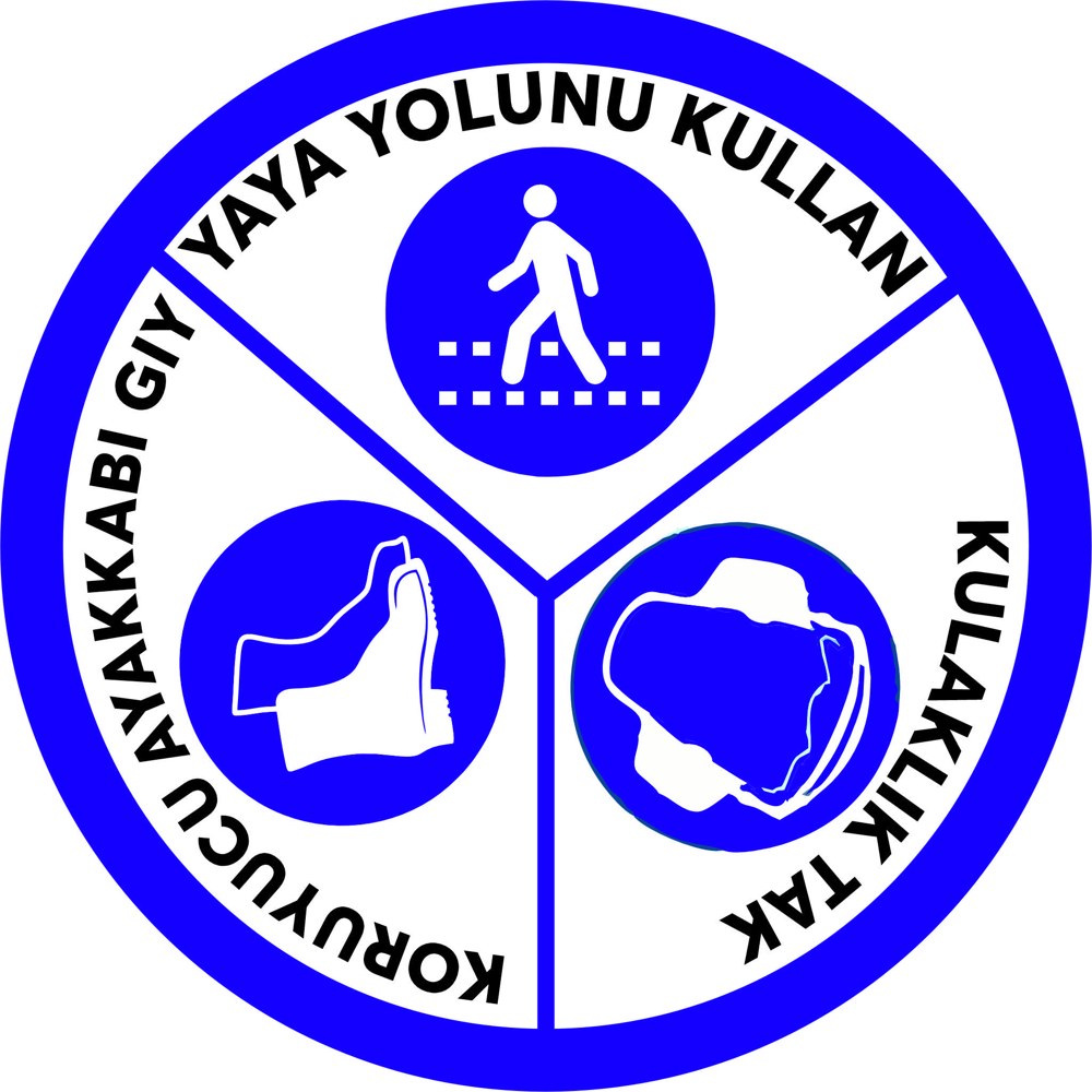 Kkd uyarı yansıtma ile mesajınızı görünür kılın | LY-254 1 Kulaklık tak yaya yolunu kullan uyarı tasarımı - LY-254
