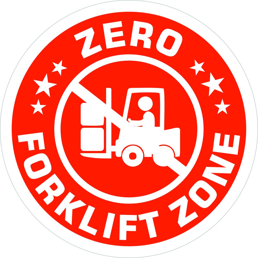 Forklift giremez yansıtma ile mesajınızı görünür kılın | LY-256 1 Zero forklift zone gobo uyarı tasarımı - LY-256